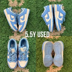 Nike Dunk Low UNC 21 Size: 5.5Y