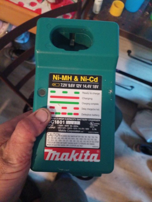 Makita Charger And 2 18v Batteries