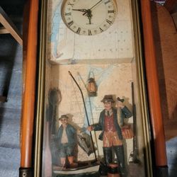 Old Fisherman Clock 