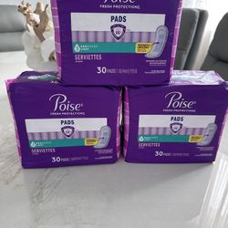 Poise Fresh Protection Size 3 Pads Bundle Of 3 