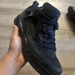 Jordan Spizike Low Black Cat 