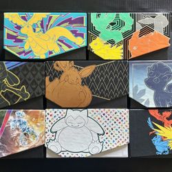 Pokémon 8x ETB (EMPTY) lot