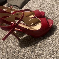 Nine west red heels