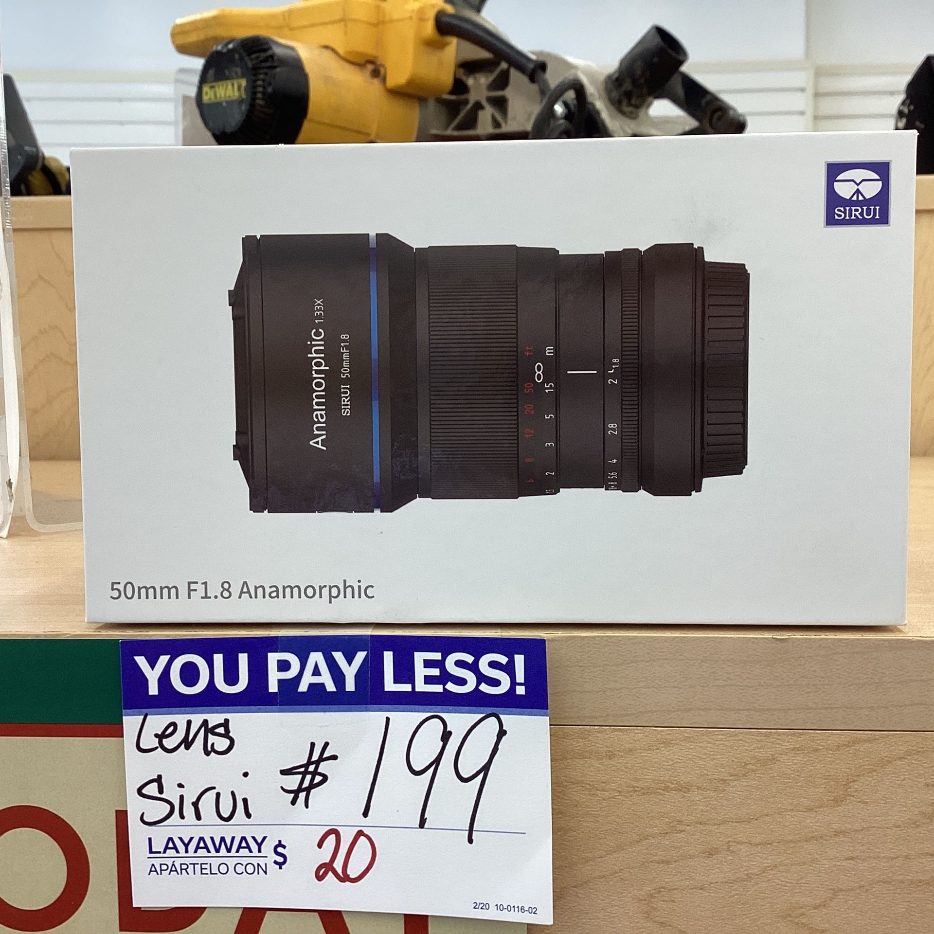 Anamorphic Sirui Lens