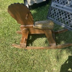 Antique Wooden Horse