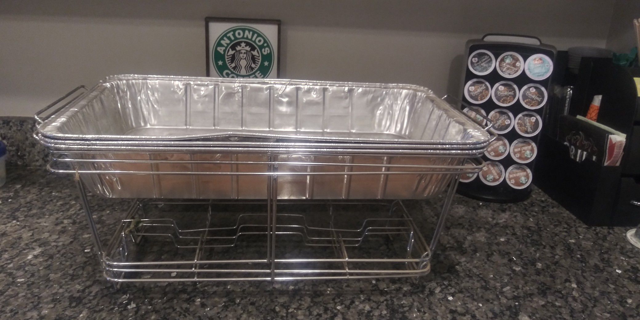 Chrome Plated Wire Racks serving dish