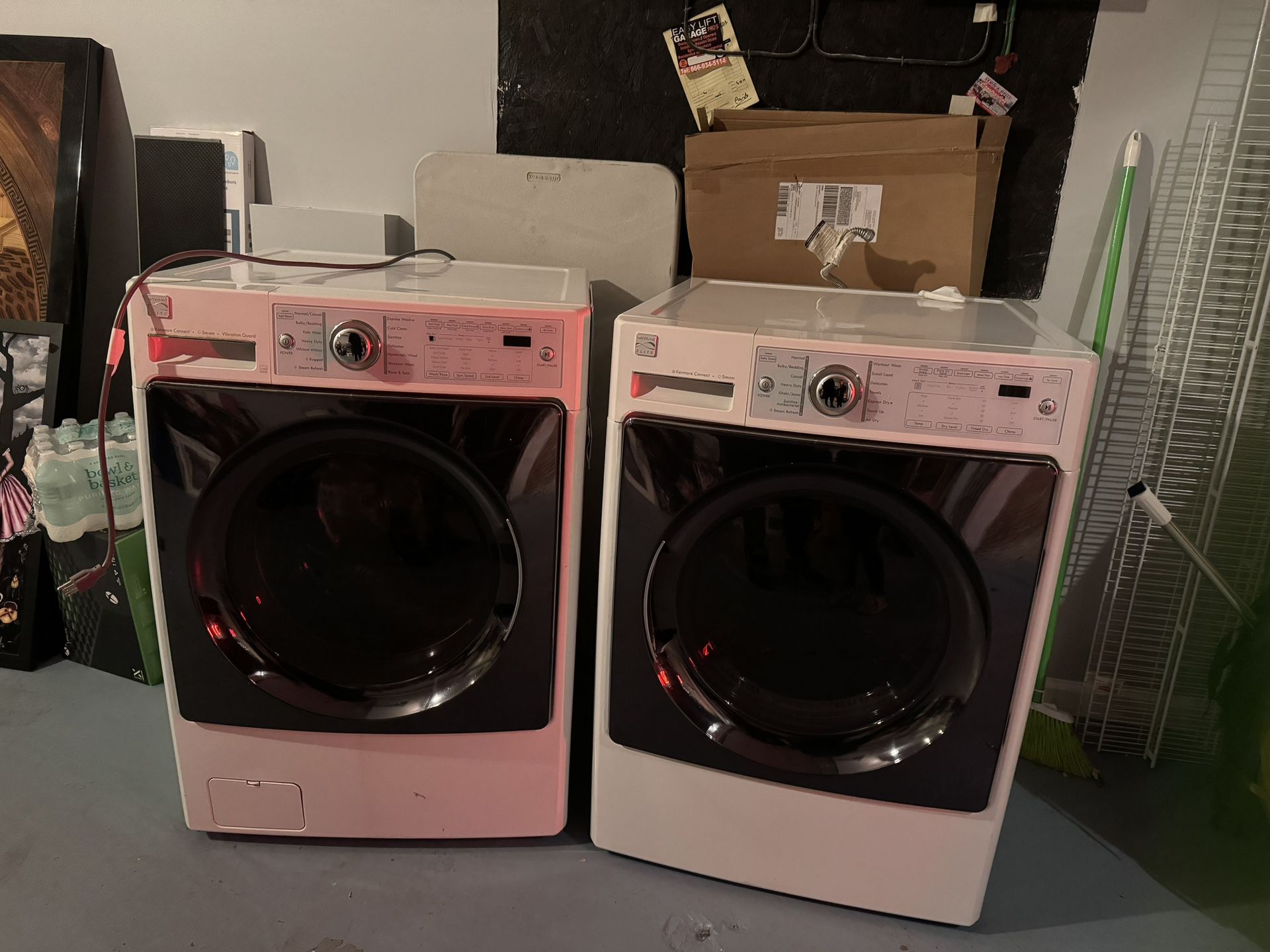Kenmore Elite (Kenmore Smart Connect) Washer & Dryer Pair