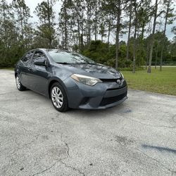 2014 TOYOTA COROLLA

WORK PERFECT
LOW PRICE

186k Miles
Backup Camera
Clean Title
Impeccable Interior
Automatic
Cold A/C Unit

407-799-1171
ORLANDO FL