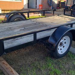 Trailer with title, current registration and plates 5x12