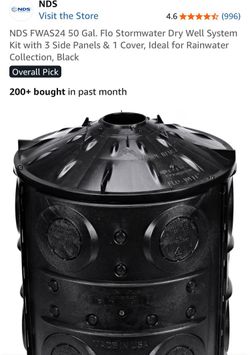 NDS Flo-Well for Drainage Solution drainage tank