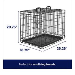 New Dog Crate, 24" 1-door Heavy Duty 