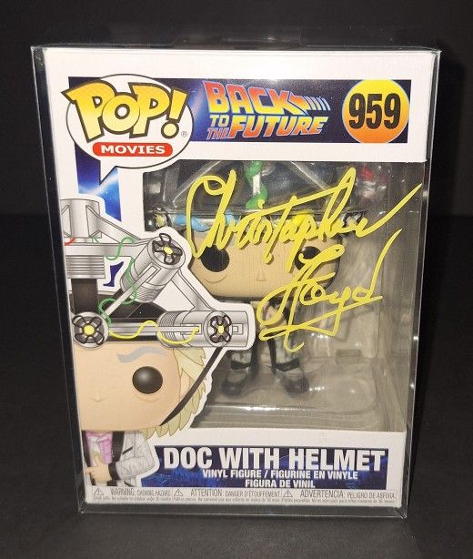 🔥 Christopher Lloyd autographed Funko Beckett COA 🔥