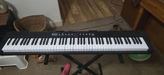 88-Key Digital Piano Keyboard with Stand