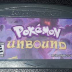 Pokemon Unbound Video Game Cartridge GBA Gameboy Advance Custom ROM