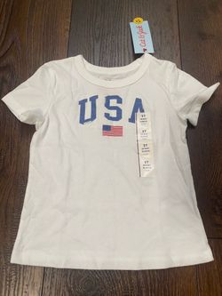 New boys or girls USA t shirt size 2t by Cat & Jack #15