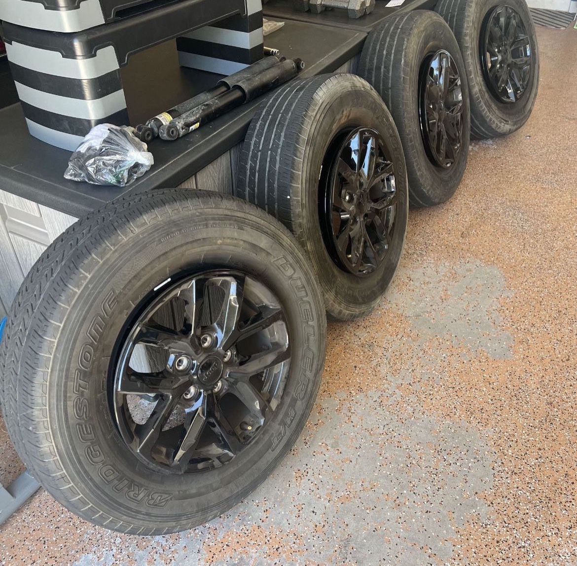 Jeep Stock JT tires And Wheels 