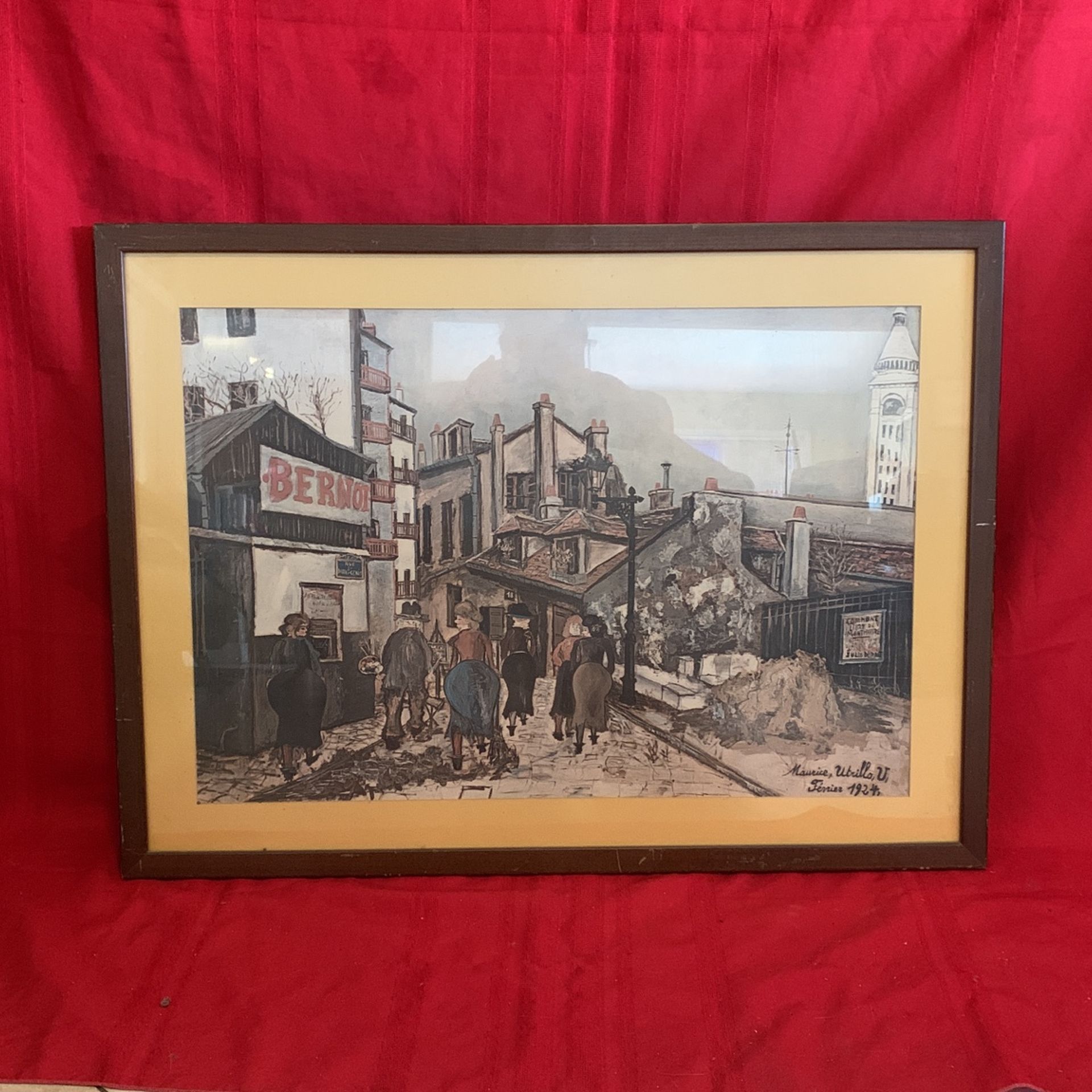 La Madison Bernot. 1924, By Maurice Utrillo