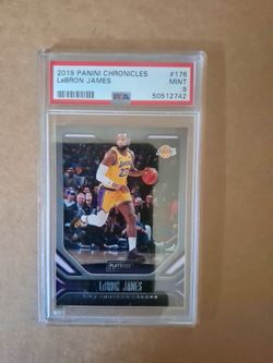 LeBron James 2019 Panini Chronicles PSA 9 #176