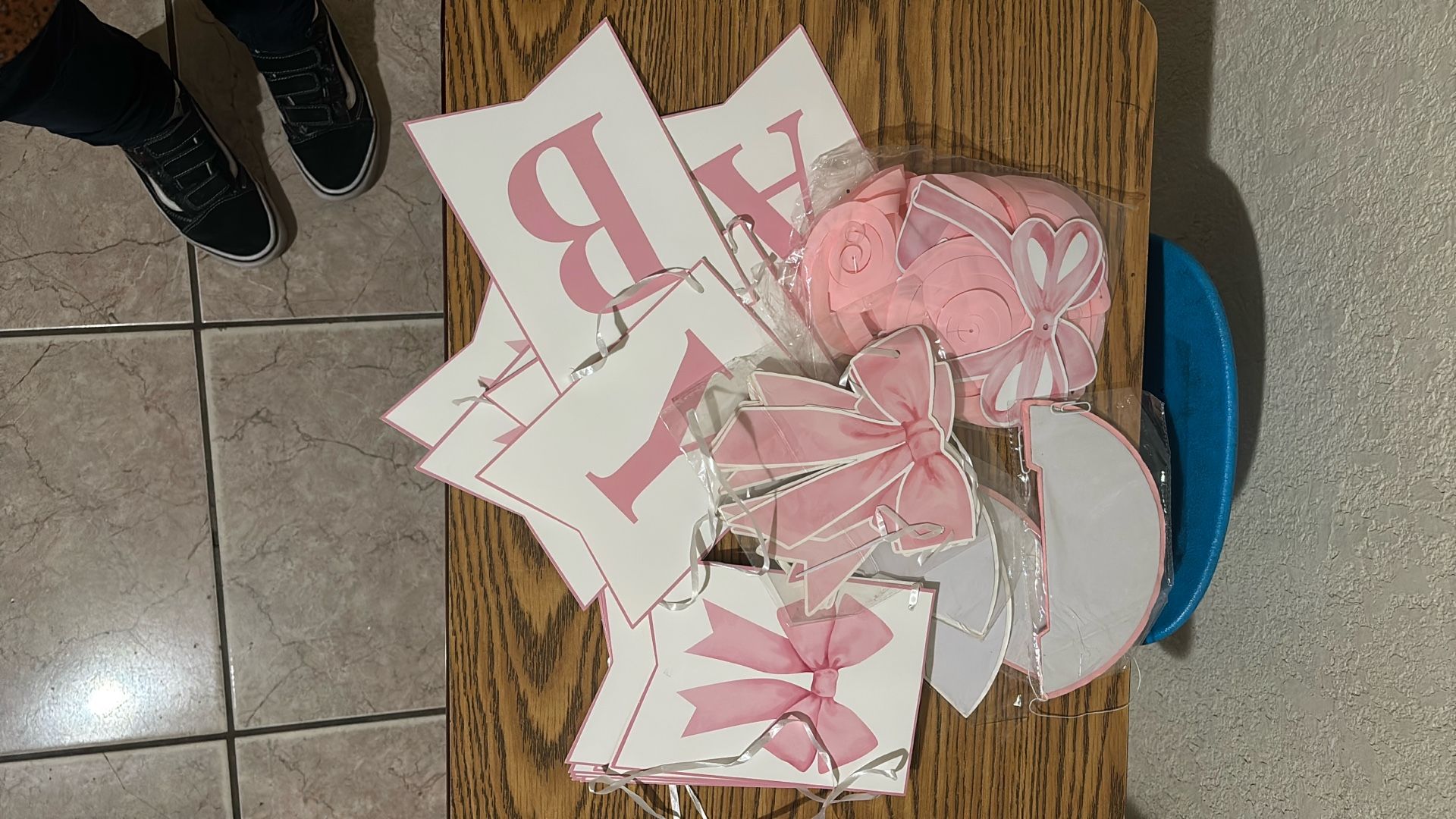 Welcome Baby Pink Bow