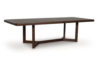 Dilenno Dark Brown RECT Dining Room EXT Table