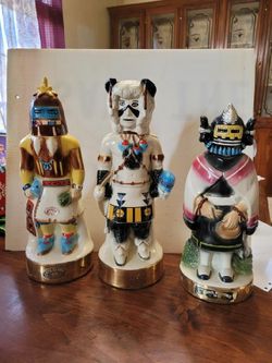 Ezra Brooks Collectible Decanters 