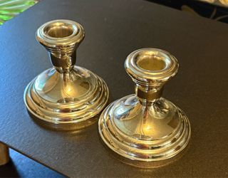 Vintage silver Candlestick holders