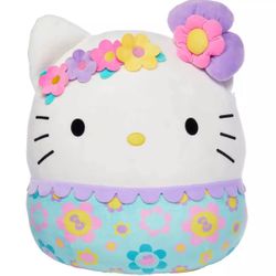 Jumbo Hello Kitty Squishmallows 24” Floral Excellent Condition 