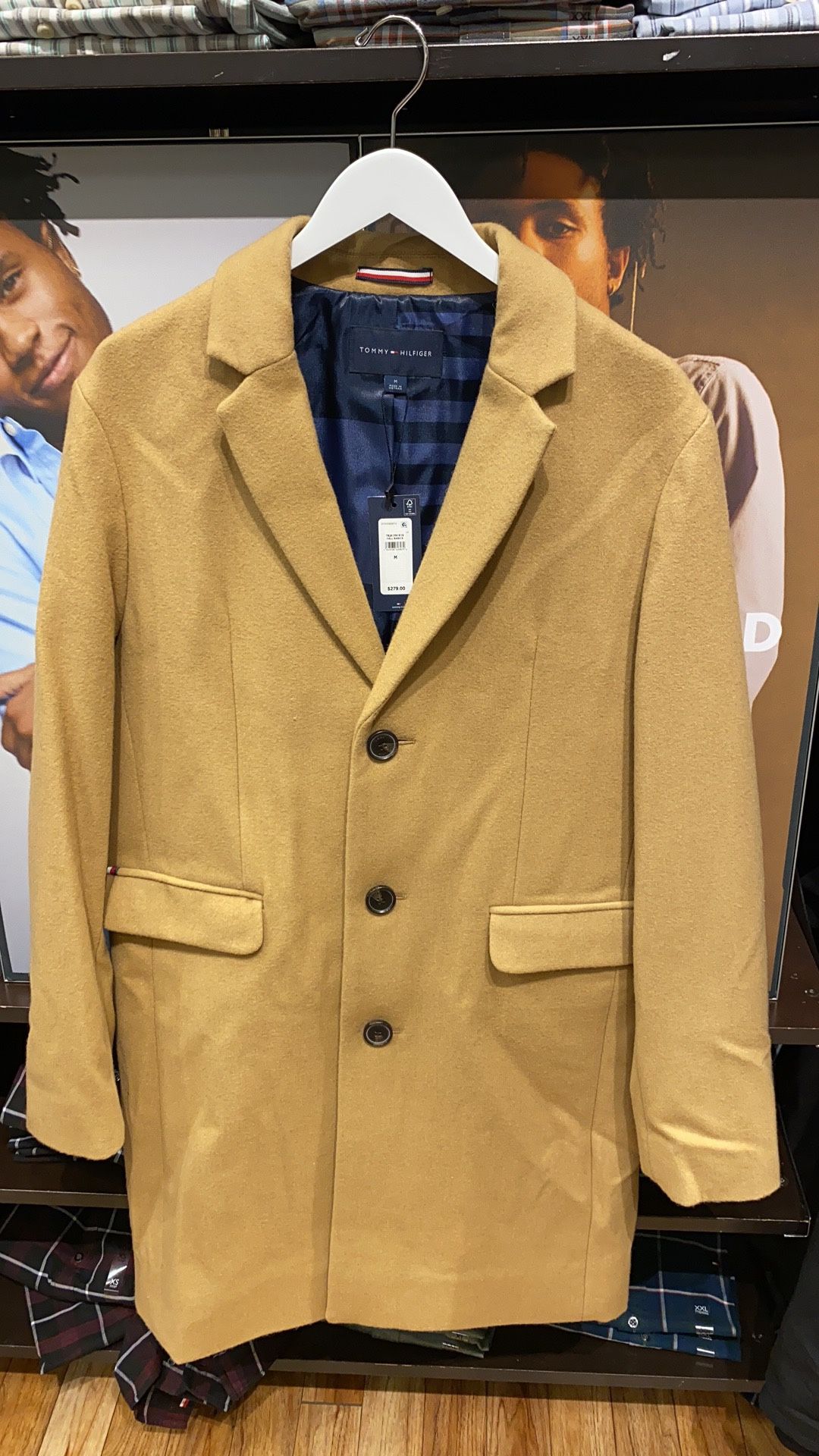 Tommy Hilfiger men's wool mix coat