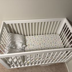 Baby Crib with Mattress