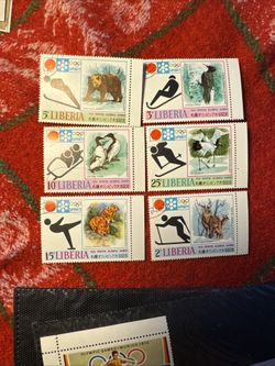 Vinter  Olympic Stamp Brown Bear&deer ,Sapporo