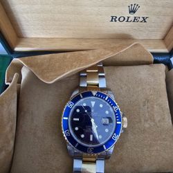 Rolex Submariner 16613 "Bluesy" - Full Set - Box & Papers