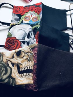 Mascarillas/face Mask New Material 100 Cotton 2 layers with filter