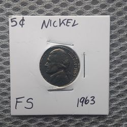 1963s Jefferson Nickel Full Steps