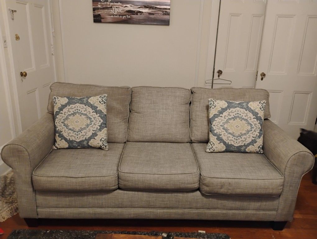 Clean Gently Used Sofa