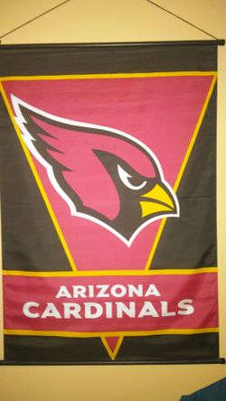 NFL banners and jerseys