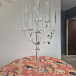 9 arm Crystal candelabra