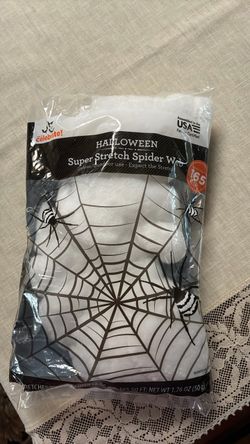 Halloween Super Stretch Spider Web Decoration