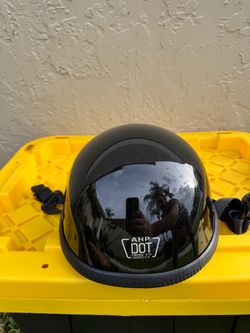 AHP DOT Half Helmet Gloss Black