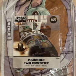 Twin Bed Set- Star Wars- Mandelorian 