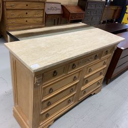 Vintage Marble Top Dresser