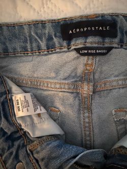Juniors Aéropostale Low Rise Baggy Jeans Size 000 Reg