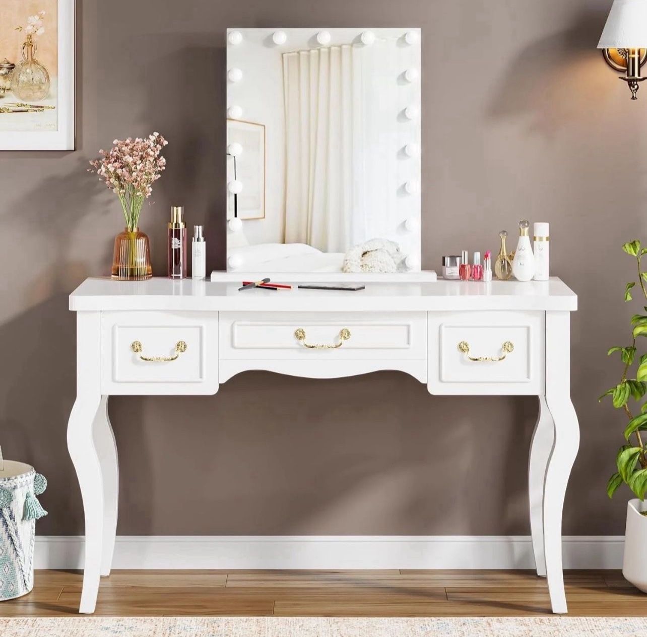 toca dor de Maquillaje Vintage Blanco