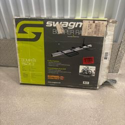 Swagman Bumper Rack 2, designed to carry up to two bicycles on the back of an RV or camper trailer $100