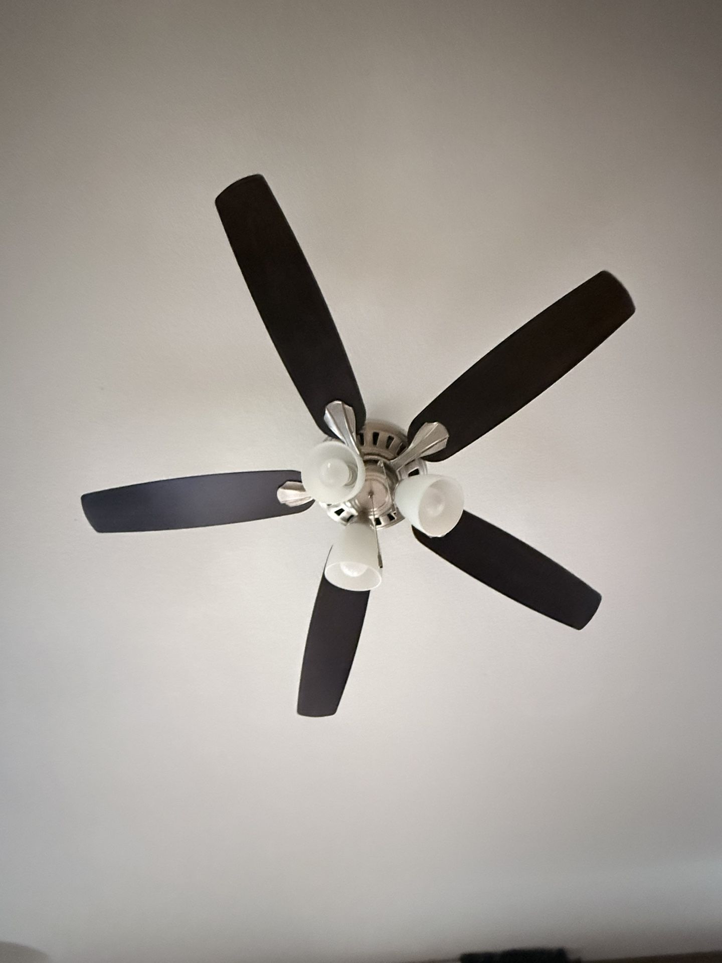 5-Blade Ceiling Fan with Light – Brushed Nickel