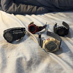 4 G Shock Watches Barely Used