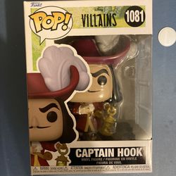 Disney Villains Captain Hook & Evil Queen Funko Pops