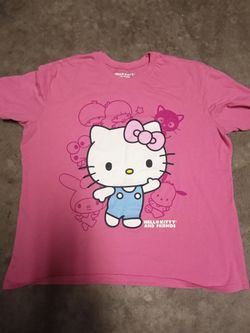Hello Kitty and Friends Pink Graphic T-Shirt