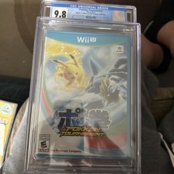 Pokken Tournament FIRST PRINT Wii U CGA 9.8 A++  FACTORY SEALED