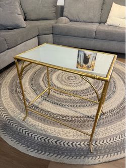 Small gold table