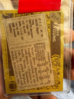 1986 psa10 Steve young rookie card